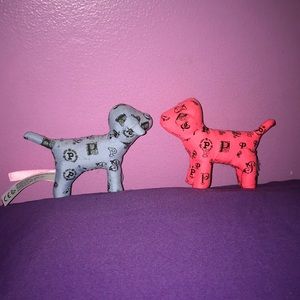 mini PINK dogs